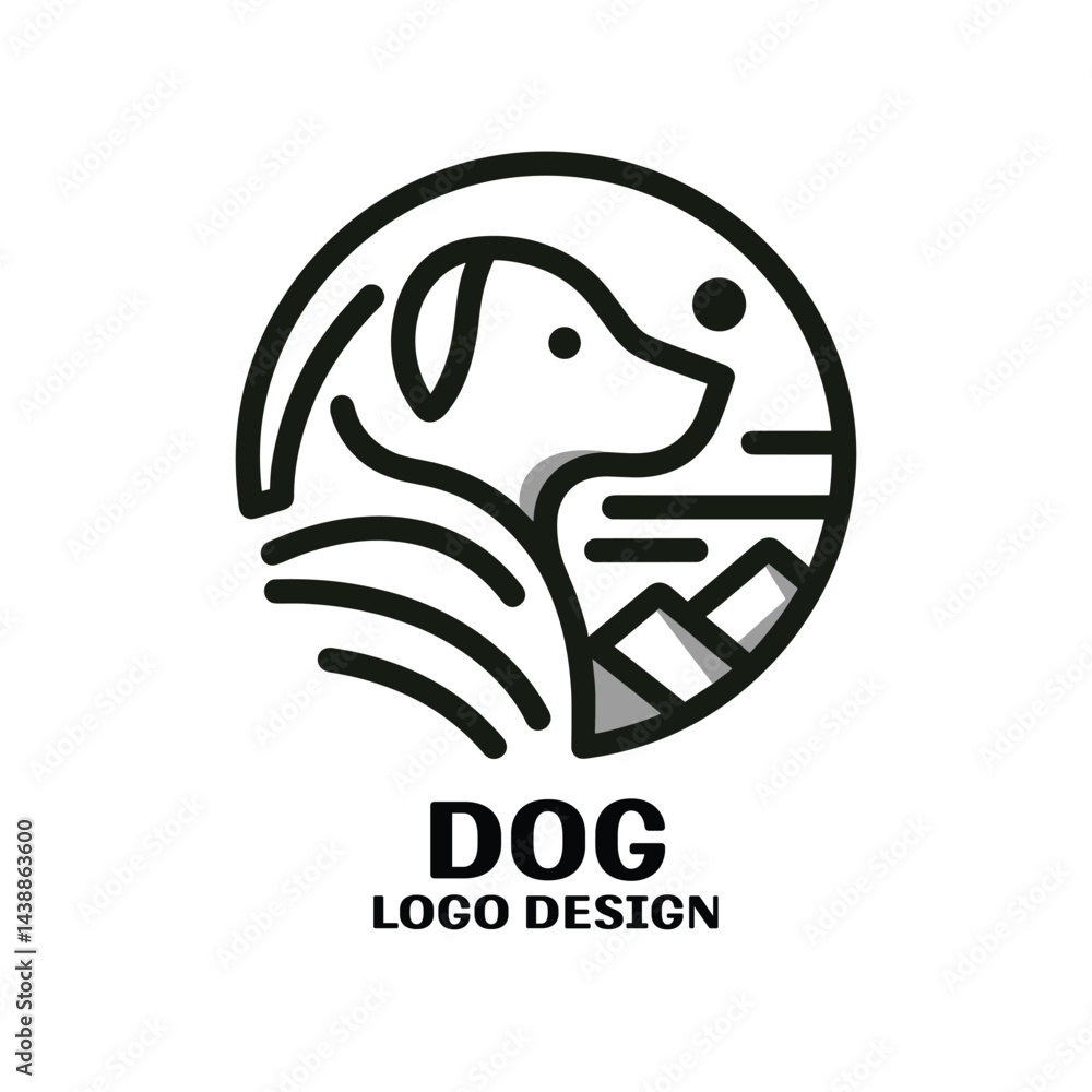 Dog Vector Logo Design Dog Vector Logo Design