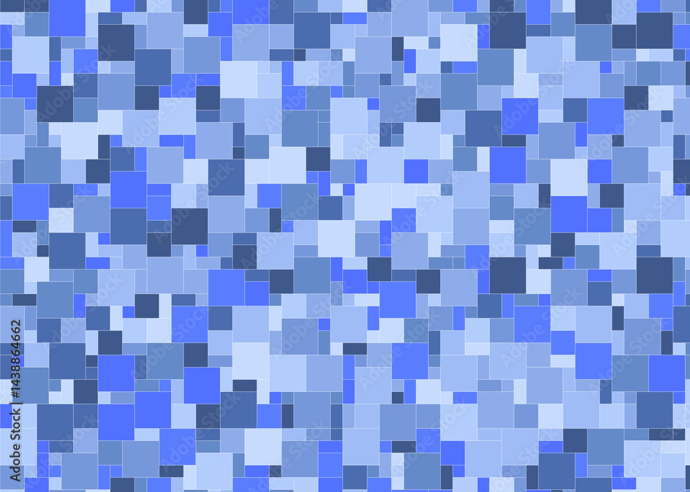 Fototapeta premium 背景 タイル 四角形模様 同系色