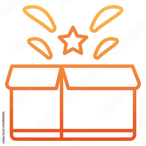 Gradient Unboxing Icon