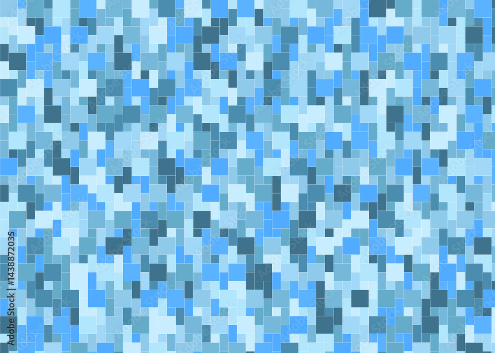 Fototapeta premium 背景 タイル 小さな四角形模様 同系色