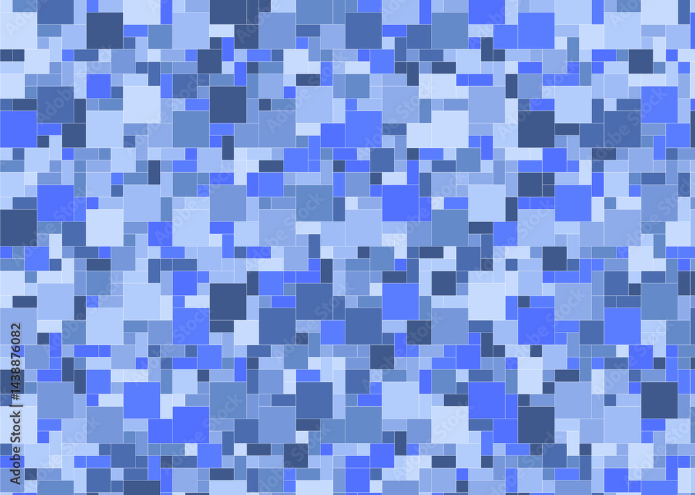 Fototapeta premium 背景 タイル 小さな四角形模様 同系色