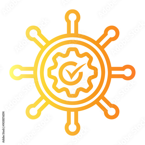 system Line Gradient Icon