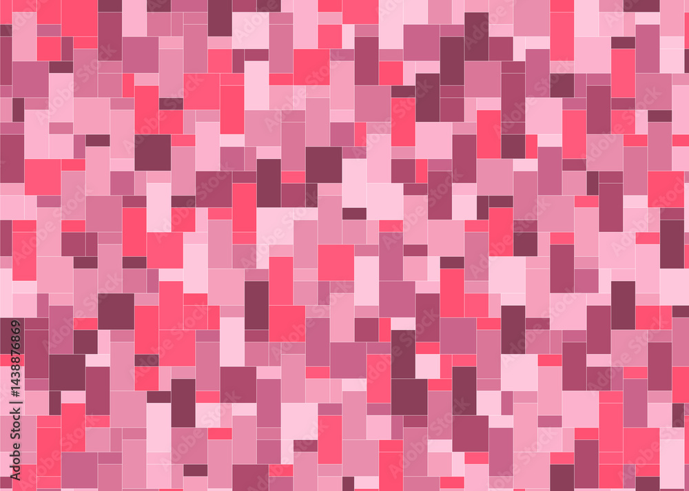 Fototapeta premium 背景 タイル 四角形模様 同系色