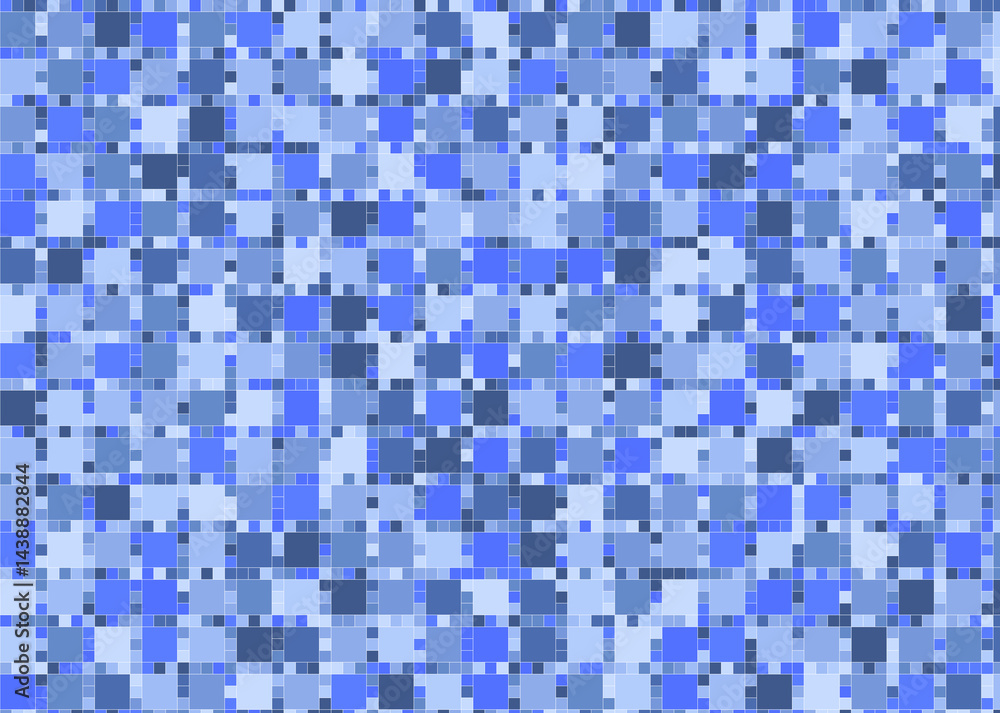 Fototapeta premium 背景 タイル 正方形模様 同系色