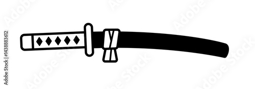 日本刀のベクターイラスト