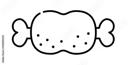 骨付き肉のベクターイラスト