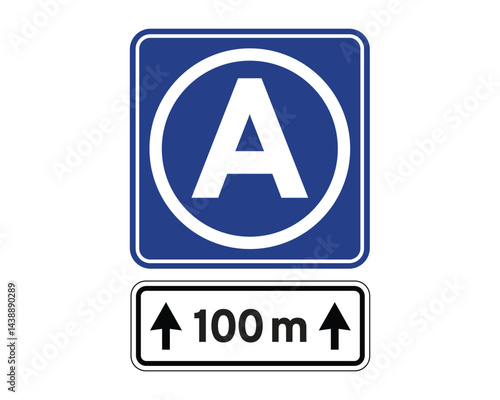 Waiting Pavilion for Route Vehicles with Distance Marker, Traffic Navigation Aid – High Quality Stock Image Free Download Waiting Pavilion for Route Vehicles with Distance Marker, Traffic Navigation Aid – High Quality Stock Image - GFXLoad