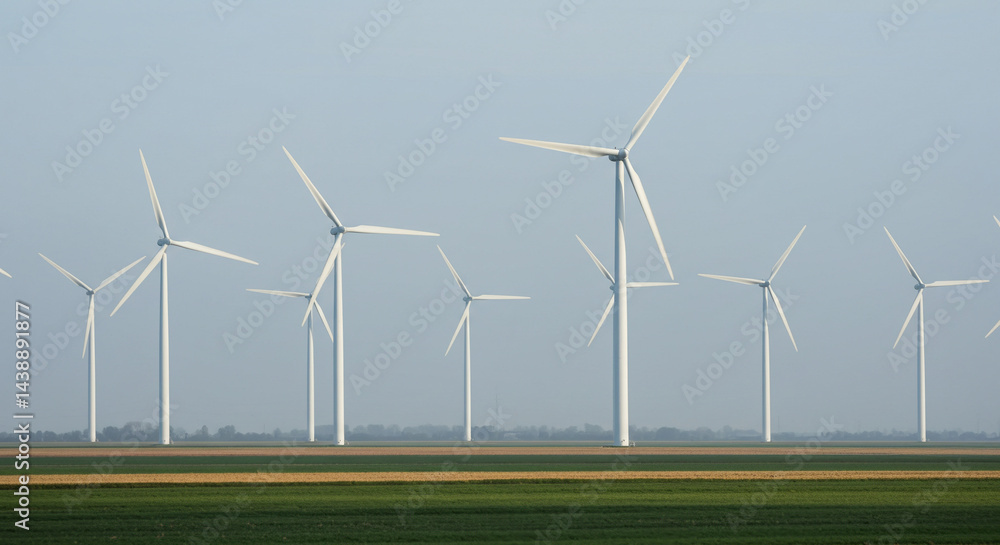 wind turbine in the field wind turbine in the field