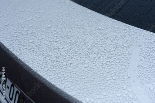 車　水滴　雨　洗車