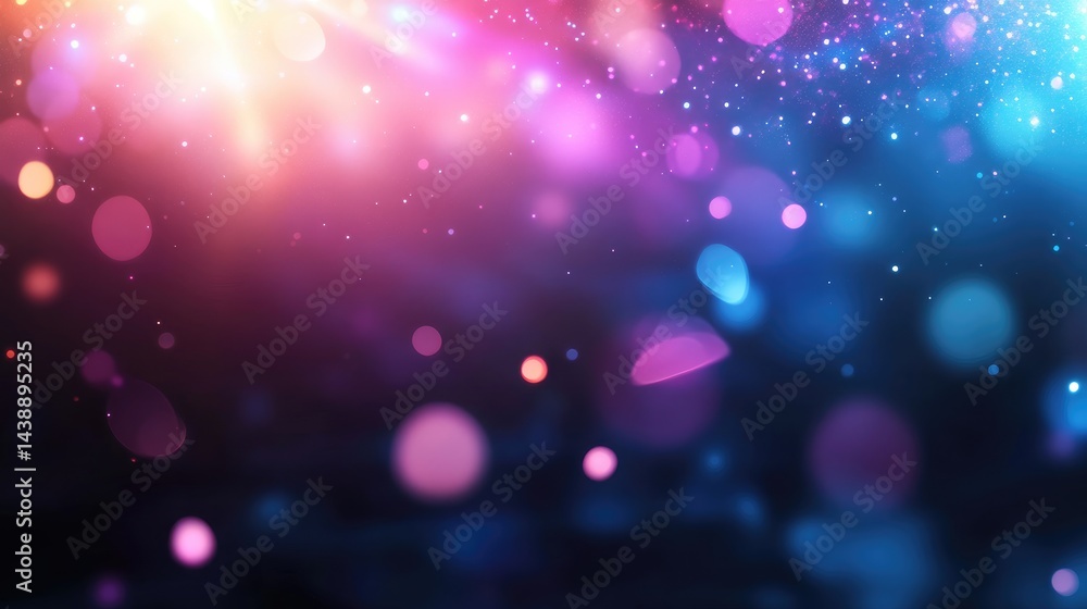 Abstract vibrant light bokeh effect Abstract vibrant light bokeh effect