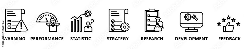 Evaluation vector icon illustration concept Evaluation vector icon illustration concept