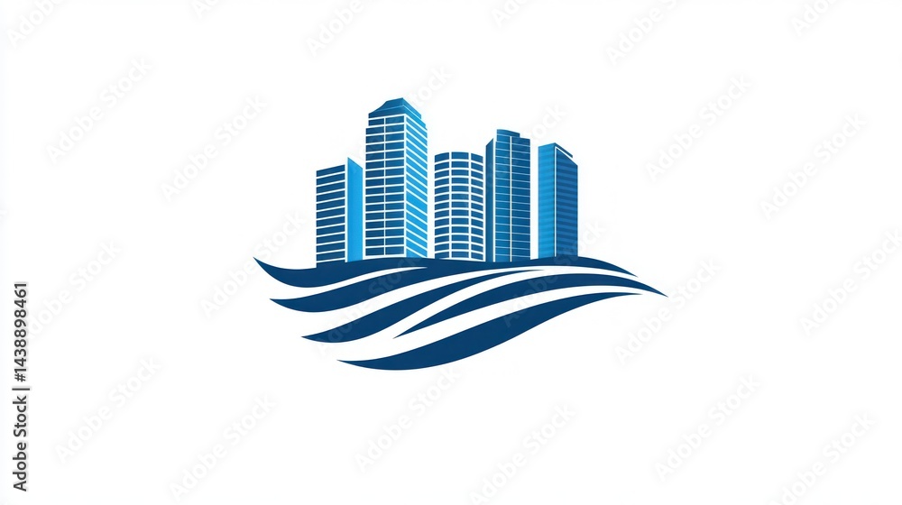Obraz premium City Skyline on Water