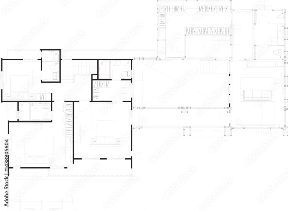 Show interior design and room plans as a project for architects or engineers.1 Show interior design and room plans as a project for architects or engineers.1