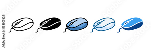 Mouse Icon Set Multiple Style Collection