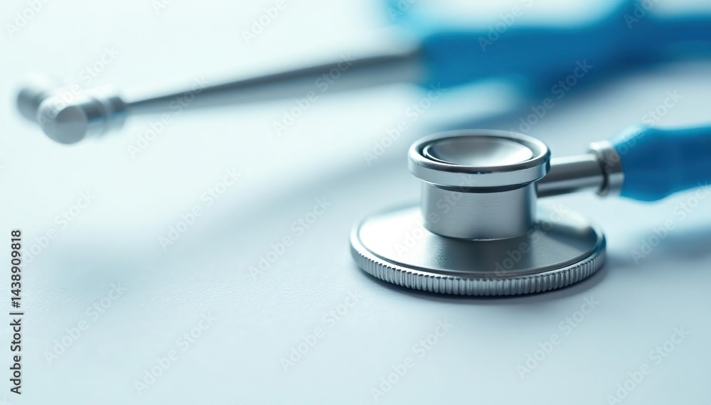 Close-up of veterinary instruments on white surface, sterile, veterinary Close-up of veterinary instruments on white surface, sterile, veterinary
