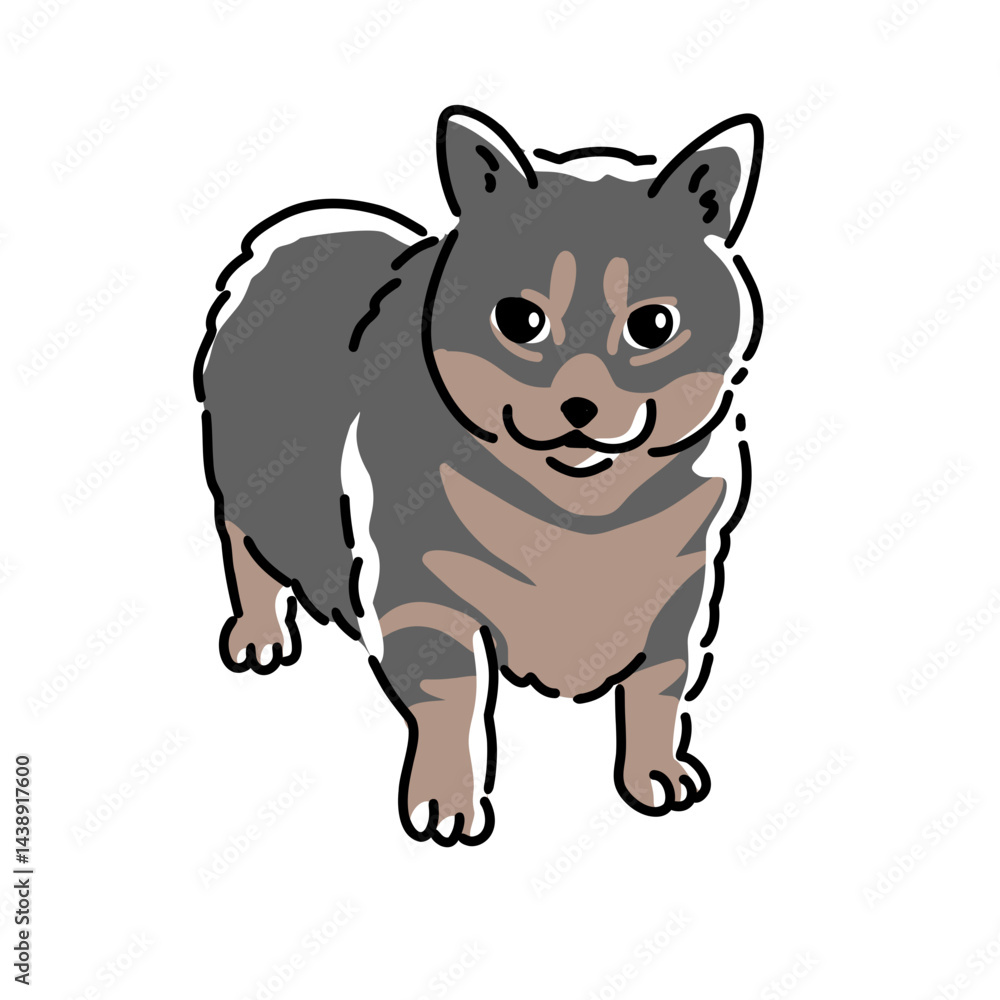 Obraz premium Cute Cat Cartoon Illustration of Adorable Kitten in Various Poses for Pet Lovers, Animal Design, and Hand-Drawn Style Projects