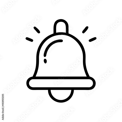 Dinner Bell Notification Icon Design