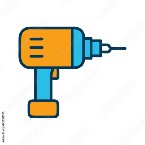 Drill Tool for Work Icon Design