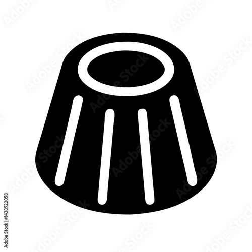 Gelatin Dessert Mold Icon Design