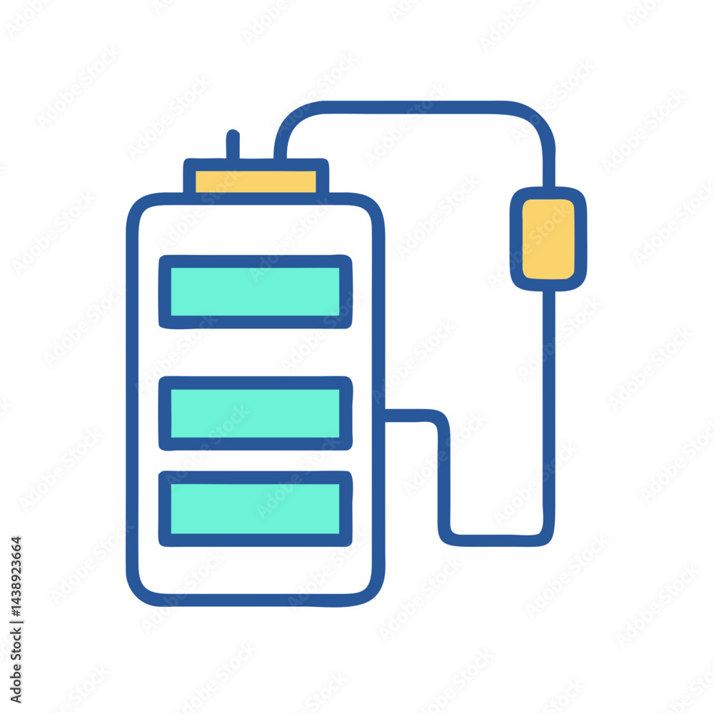 Rechargeable Battery Pack Power Icon Design Rechargeable Battery Pack Power Icon Design