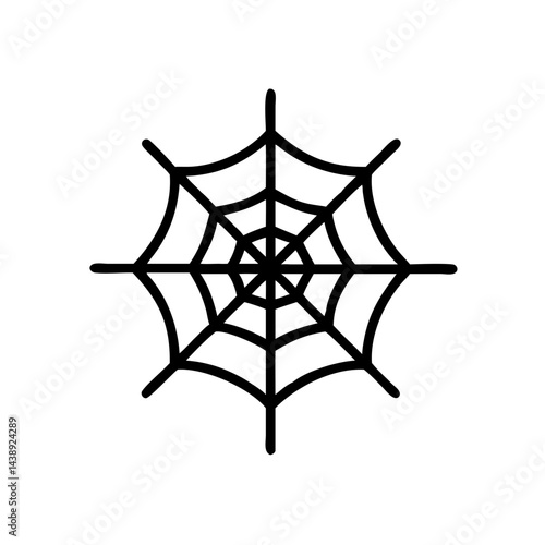 Spider Web Decorative Design Icon Design