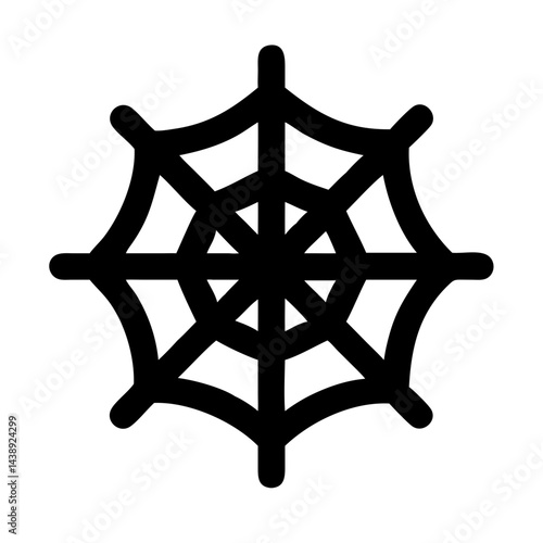 Spider Web Decorative Design Icon Design