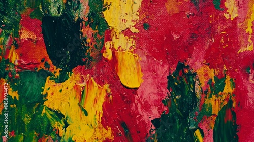 Obraz na płótnie Vibrant textured abstract painting w salonie