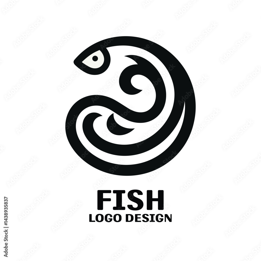Fish Vector Logo Design Fish Vector Logo Design