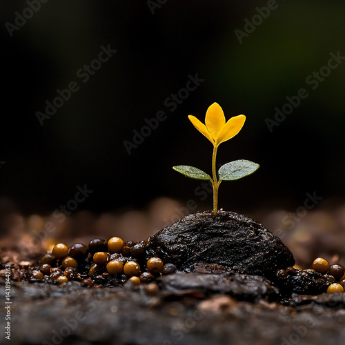 tiny mustard seed macro,