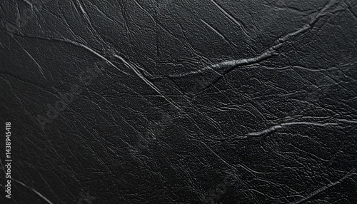 細かな傷跡模様がランダムに入ったマットブラック色の硬質でシンプルなミニマル背景素材

