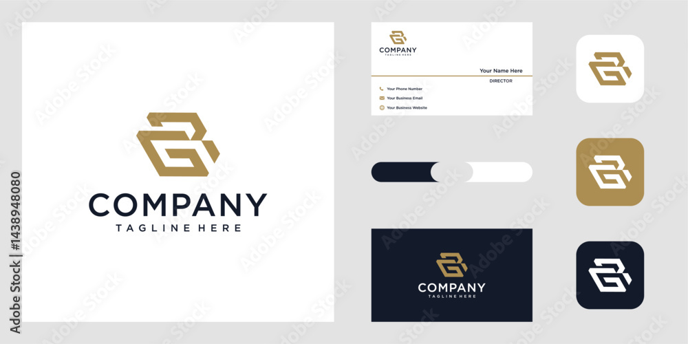 gb logo design abstact gb logo design abstact