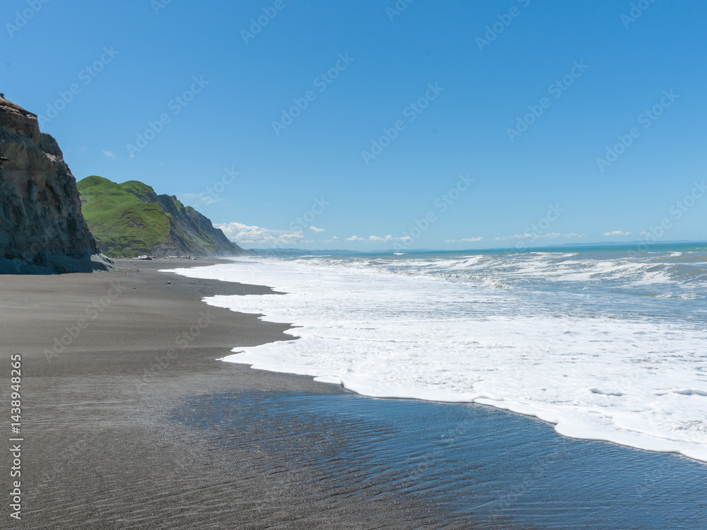 New Zealand coastal scene