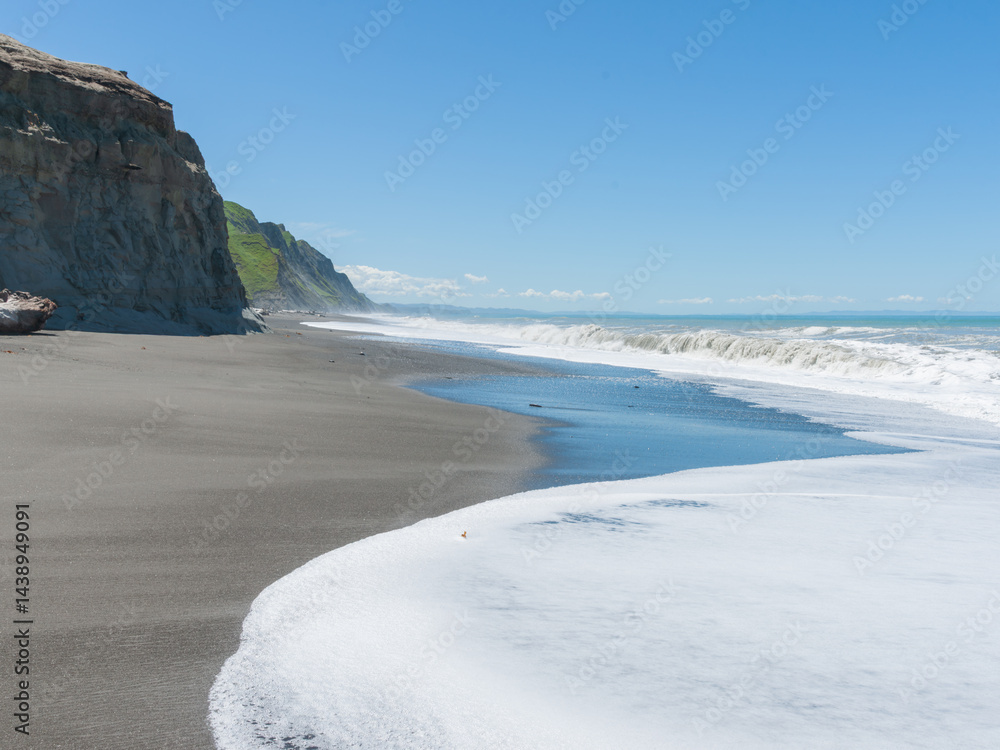 New Zealand coastal scene