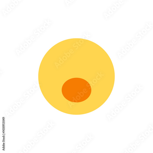 Bright Yellow Mental Health Icon Symbolizing Wellness and Support for Emotional Wellbeing and Mindfulness in a Calm, Peaceful Environment