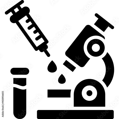Laboratory Microscope Icon