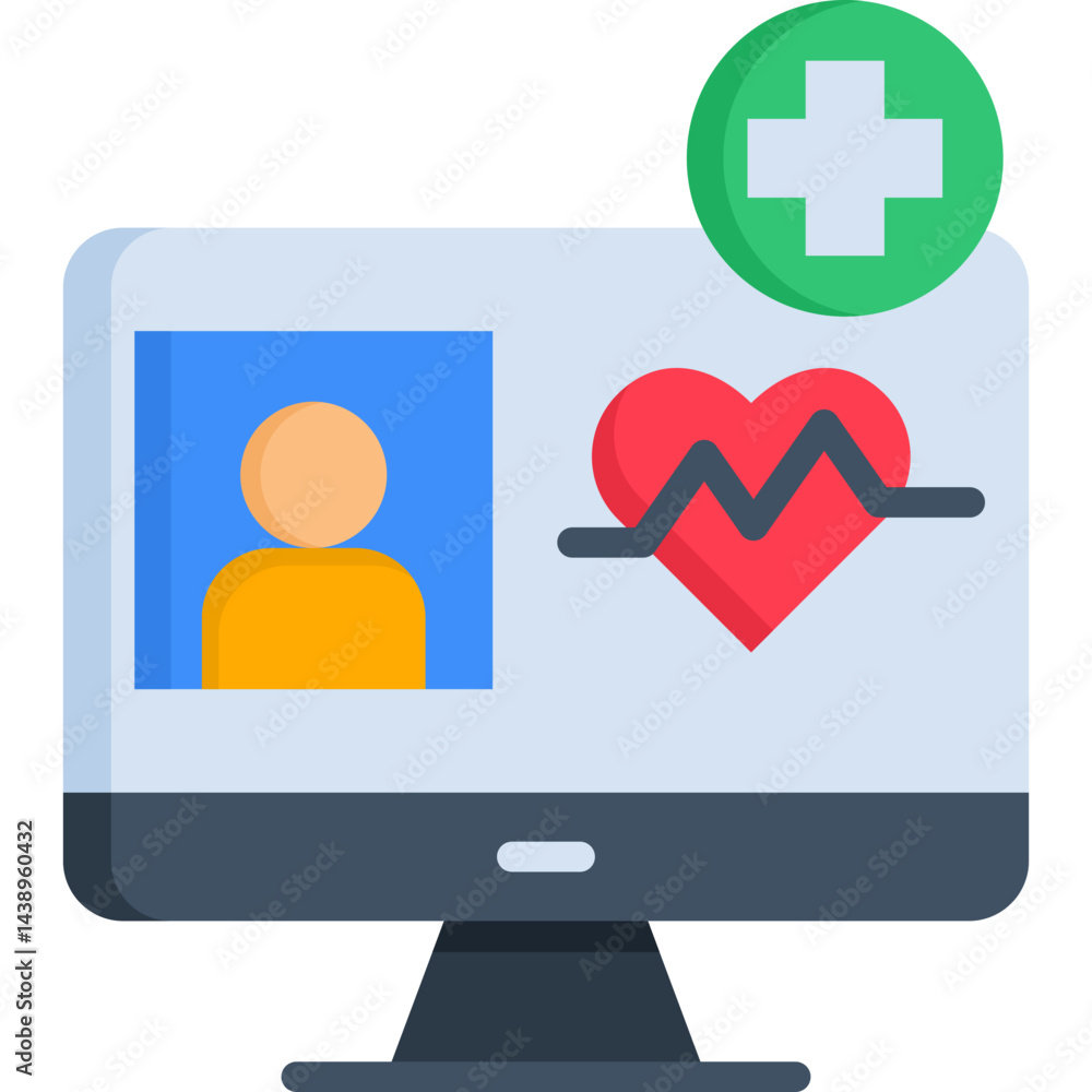 Patient Monitor Icon Patient Monitor Icon
