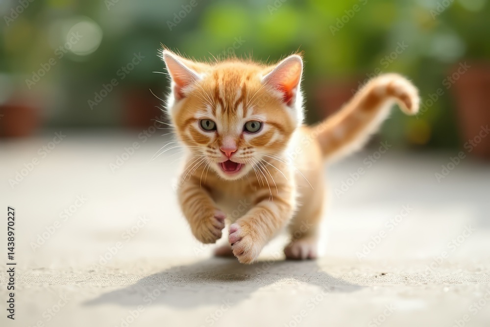Kitten Adventure in Outdoor World Kitten Adventure in Outdoor World
