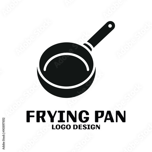 Frying Pan Vector Logo Design