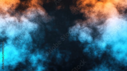 Wallpaper Mural Abstract smoke background with vibrant colors Torontodigital.ca