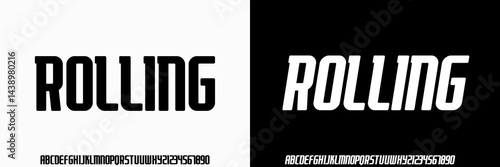 Modern Alphabet Condensed Font, italic ,Uppercase,number,Typography urban style condensed fonts for fashion, brand, community,sport, technology, digital, music, movie, logo design, vector illustration