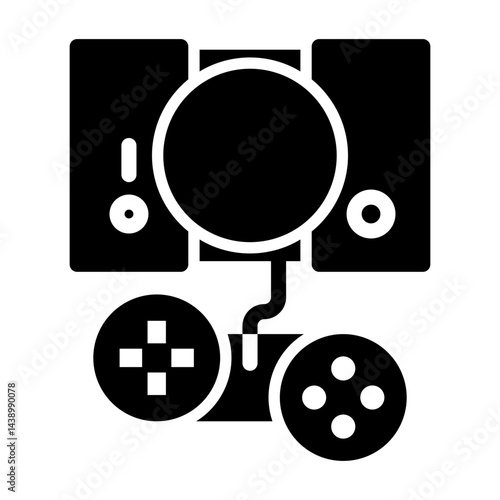 game console Solid icon