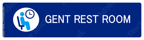 GENT REST ROOM SIGNAGE