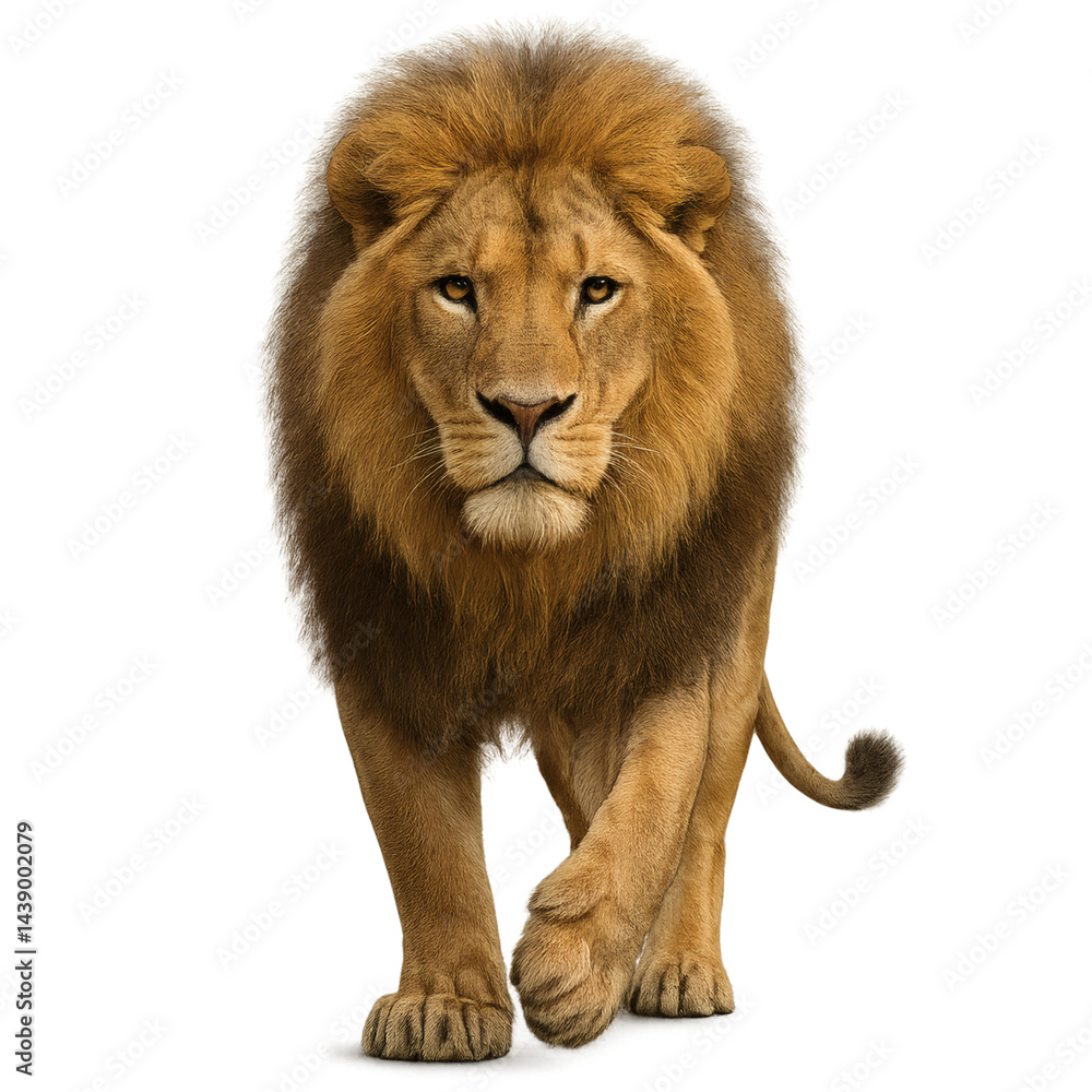 Obraz premium lion isolated on white