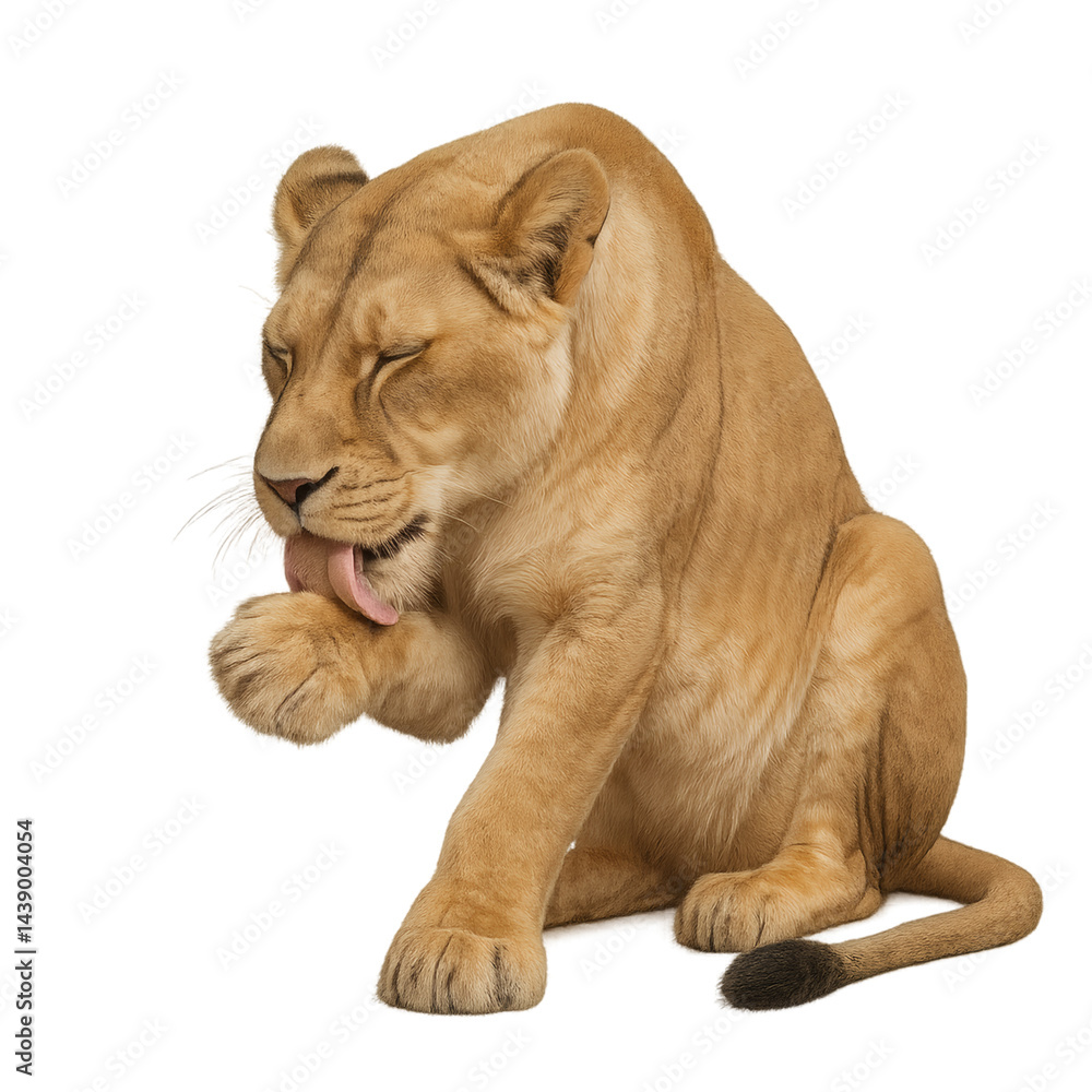 Fototapeta premium lion and lioness