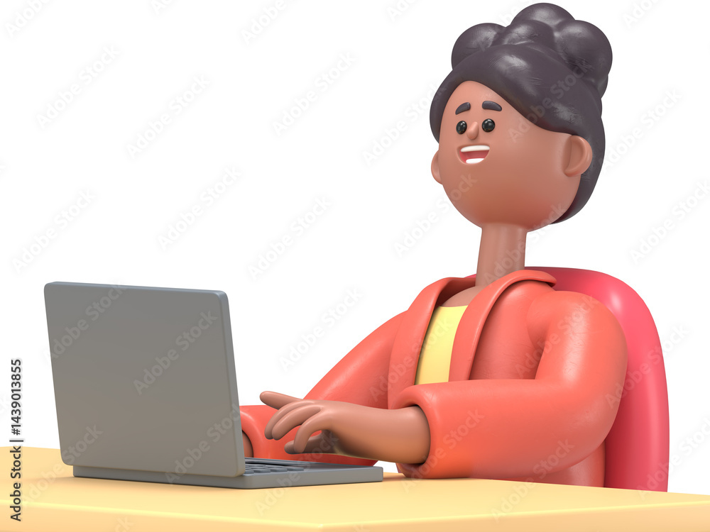 3D illustration of african american woman Coco with clipboard.Transparent Background Mockup.Supports PNG files with transparent backgrounds. 3D illustration of african american woman Coco with clipboard.Transparent Background Mockup.Supports PNG files with transparent backgrounds.