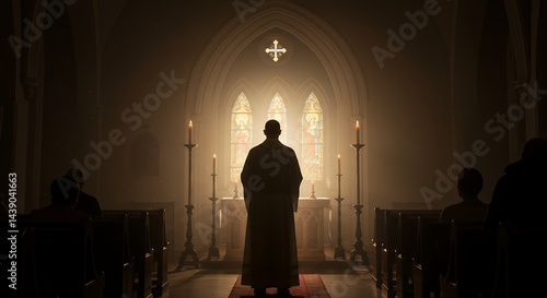 Priest in Church