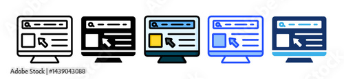 Portal Icon Collection With Multiple Styles