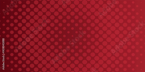Red diagonal geometric shape with halftone. Modern background vector illustration