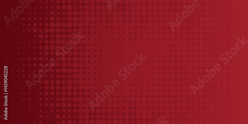 Red diagonal geometric shape with halftone. Modern background vector illustration