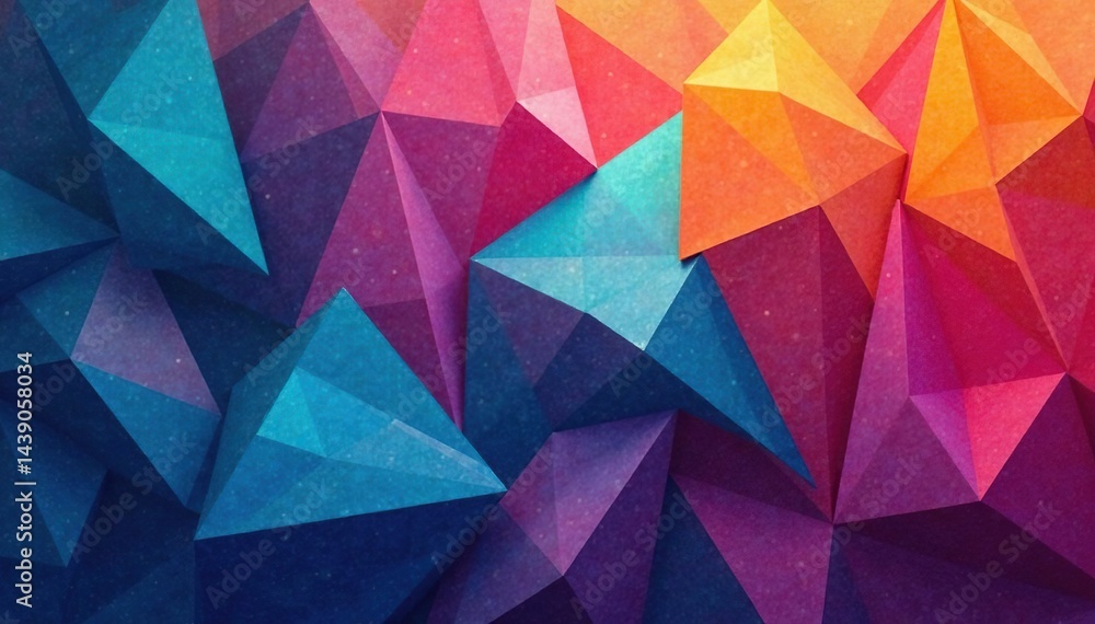 Abstract geometric shapes repeat endlessly in vibrant colors , abstract, infinite, abstract pattern Abstract geometric shapes repeat endlessly in vibrant colors , abstract, infinite, abstract pattern